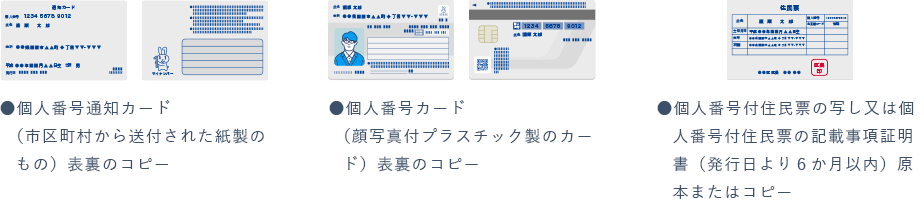 マイナンバー確認書類